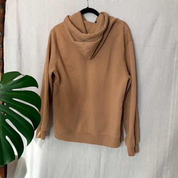 tan basic hoodie - Picture 3 of 3